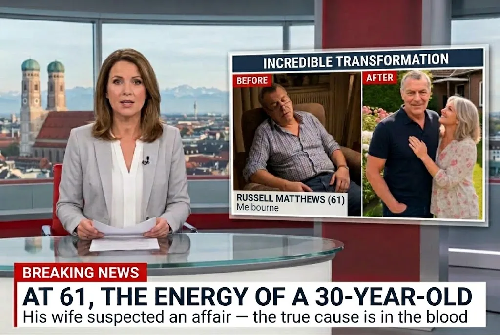 TV report on Russell Matthews’s transformation
